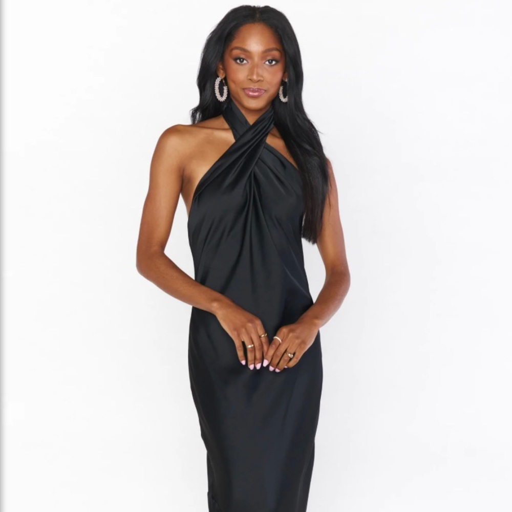 Show Me Your Mumu Jasmine Halter Maxi Dress, Size Small